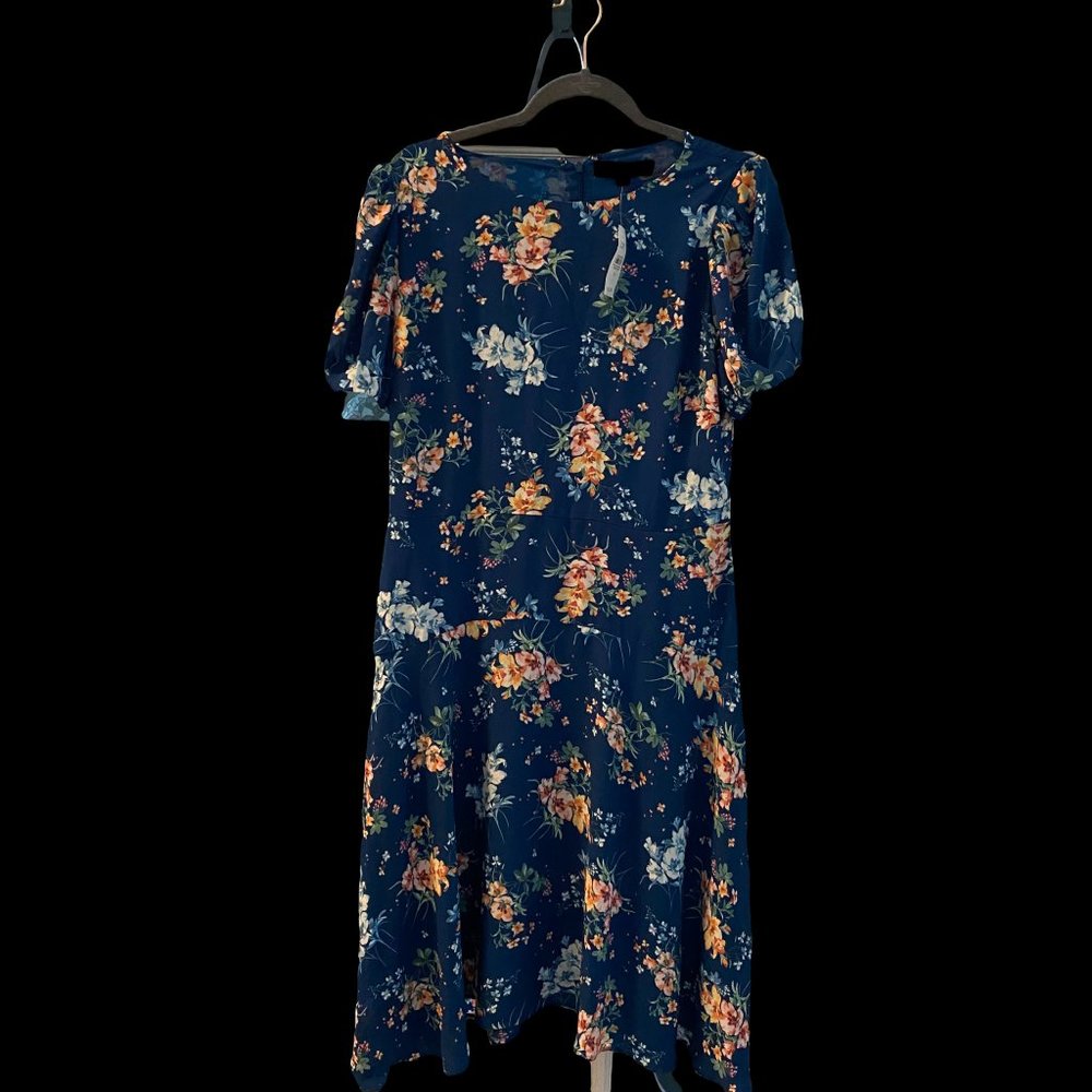NEW Loft floral dress size 12